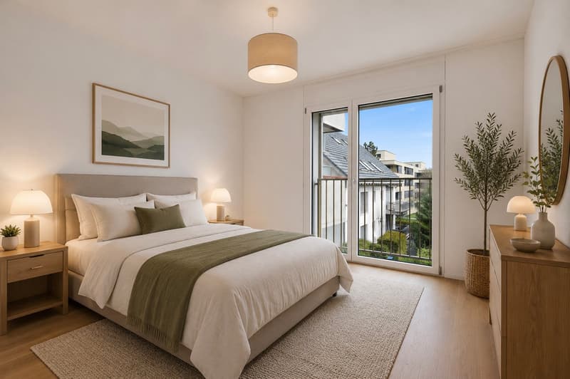 Moderne 3.5-Zimmer-Neubauwohnung mit Balkon und Garage in Zürich-Seebach (4)