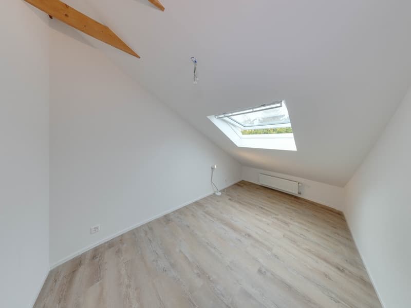Neu erstellte Dachwohnung mit Dachbalkonfenster (5)