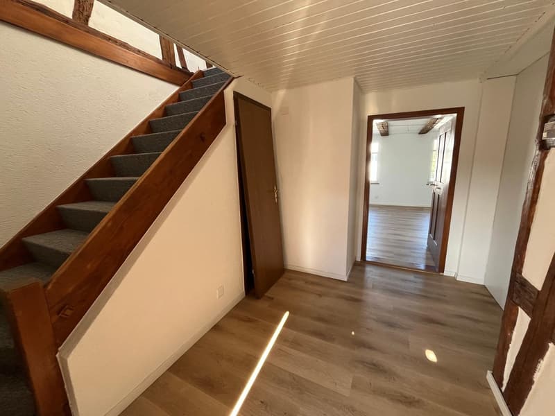 Entrée mit separatem WC und Aufgang zum Dachgeschoss