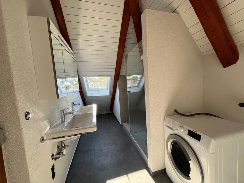 Grosses Bad Dachgeschoss
