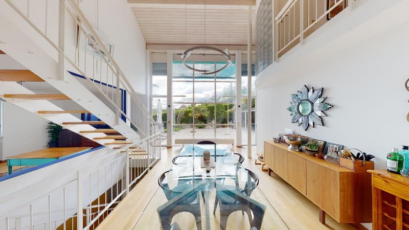 Villa d'architecte de 5.5 pièces avec piscine à Montherod (1)