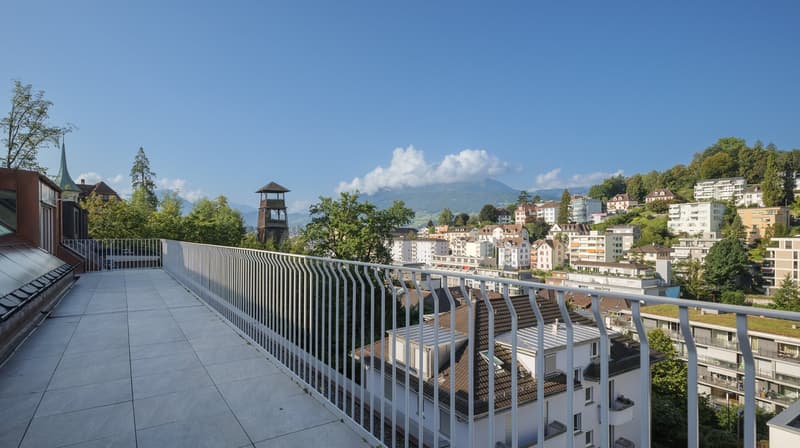 Appartement d'attique exclusif avec vue panoramique à Lucerne (8)