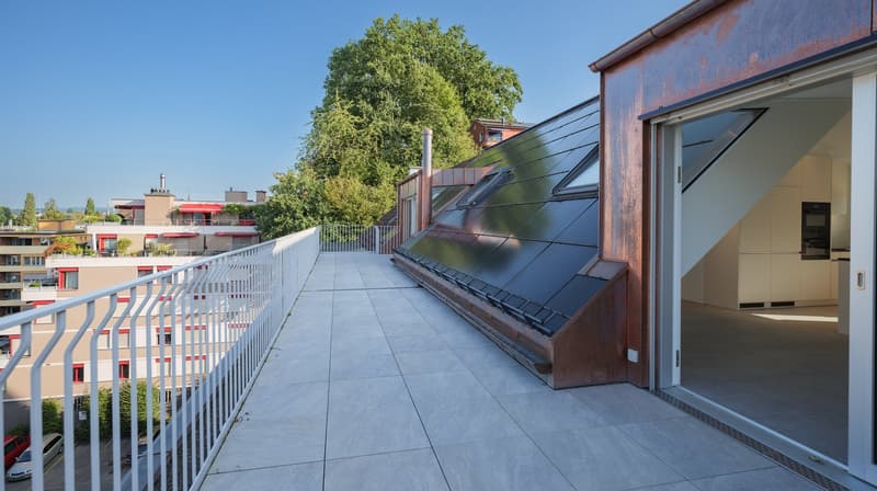 Appartement d'attique exclusif avec vue panoramique à Lucerne (7)