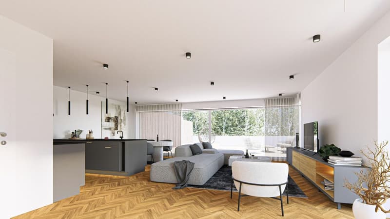Exklusive 3.5-Zimmer Wohnung mit 70m2 Terrasse und Wintergarten (15)