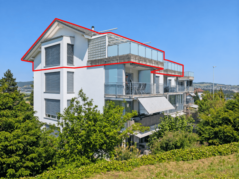 Einzigartige Attikawohnung mit herrlicher Terrasse und Blick in Grüne (1)