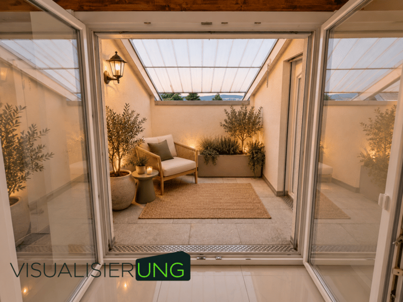 Einzigartige Attikawohnung mit herrlicher Terrasse und Blick ins Grüne (10)