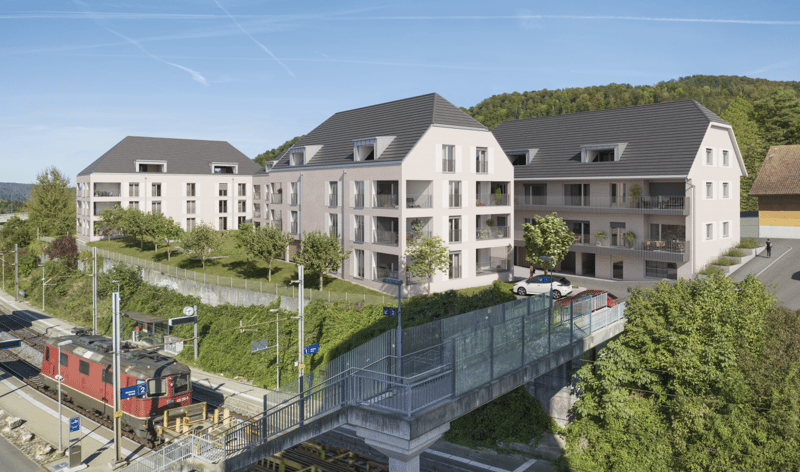 Moderne 3.5-Zimmer-Dachwohnung mit Panoramablick in Holderbank (2)