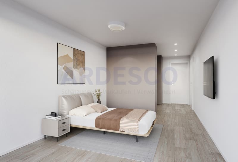 Variante 2 / Elternzimmer mit Ankleide und direktem Zugang Badezimmer