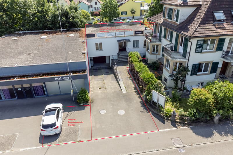 Lageplan / Zufahrt / Drohnenbild