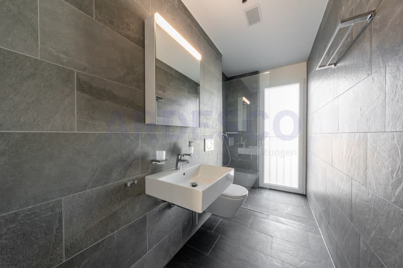 Nasszelle mit Dusche/WC