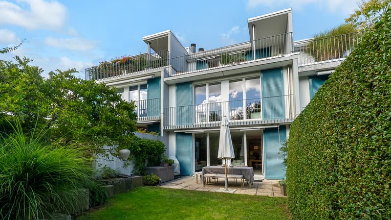 Gemütliches 5.5 Zimmer-Reihenmittelhaus mit Garten und zwei Sonnenterr (1)