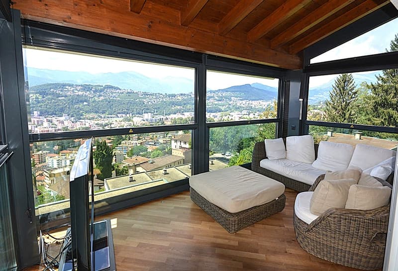 Splendida villetta con vista lago e montagne - Albonago (Lugano) (3)