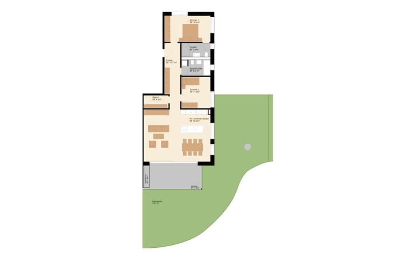 Sonnige 3,5-Zimmer Gartenwohnung mit viel Platz (Top B0.2) (7)