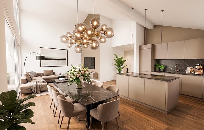5.5-Zimmer Traumwohnung im DG, riesiger Terrasse, Liftzugang, herrliche Lage (Top A 2.1) (2)