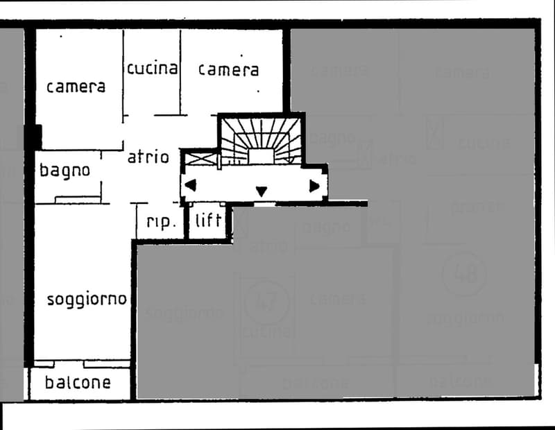 Luminoso appartamento 3.5 locali con balcone e vista panoramica a Vacallo (13)
