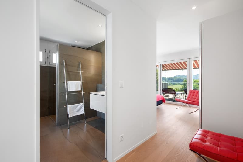 Zimmer mit Badezimmer en suite