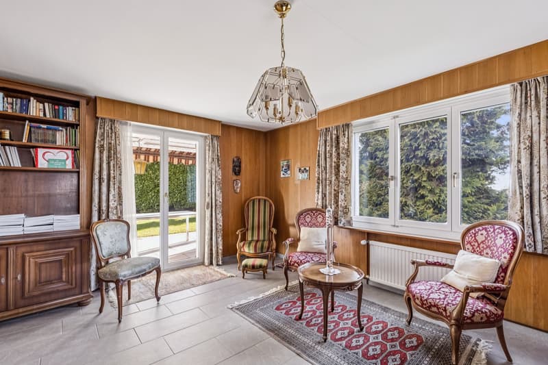 Helles Zimmer im Erdgeschoss