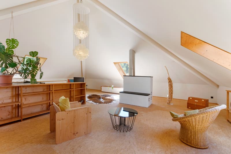 Loftartiges Wohnen im Dachgeschoss