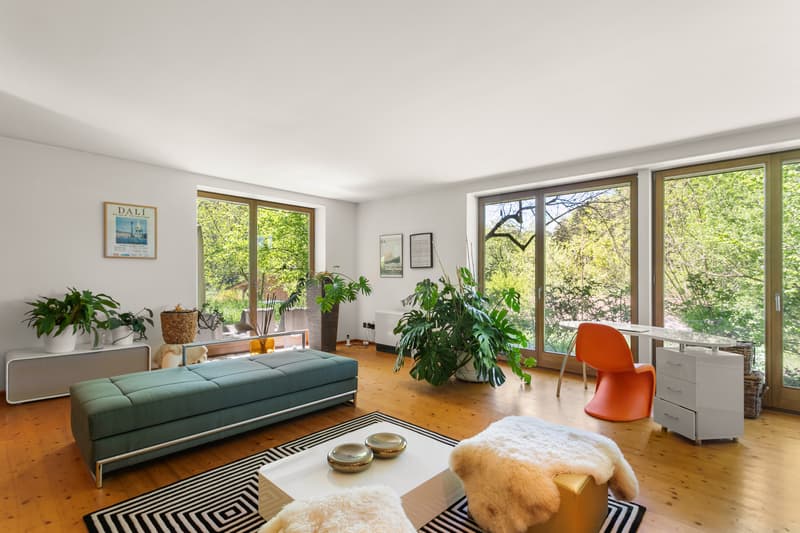 Studiozimmer im Erdgeschoss