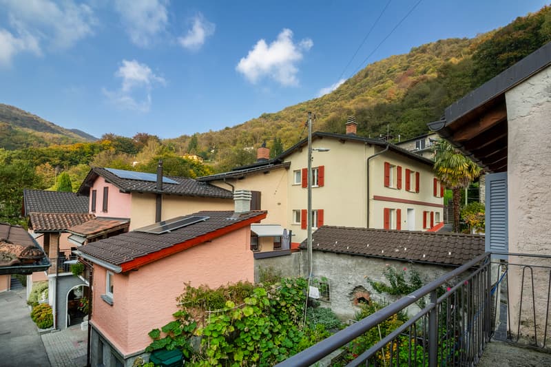 Vista dal balcone