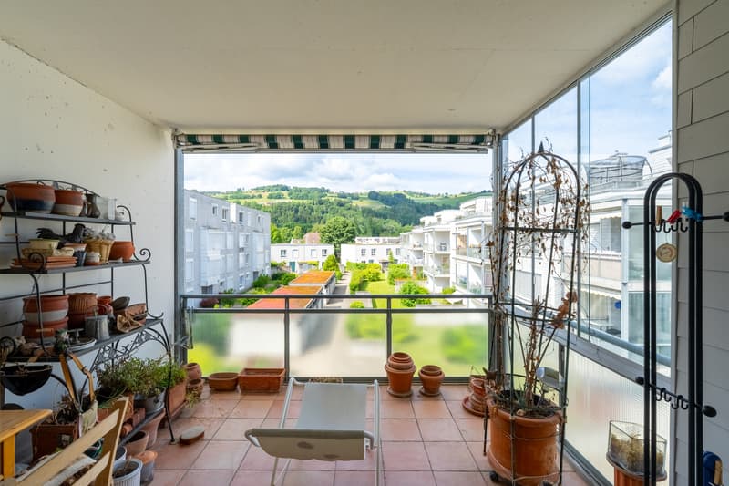 Balkon mit Aussicht