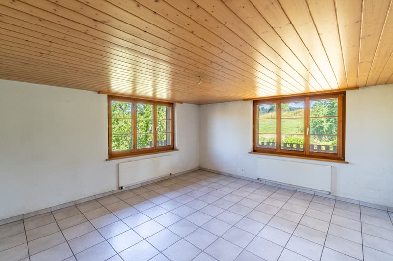 Helles Wohnzimmer (Wohnung links)