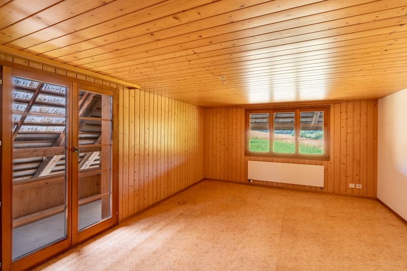 Schlafzimmer im Obergeschoss (Wohnung rechts)
