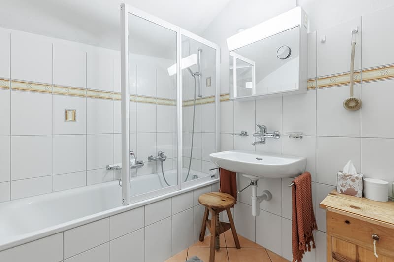 Badezimmer im Erdgeschoss