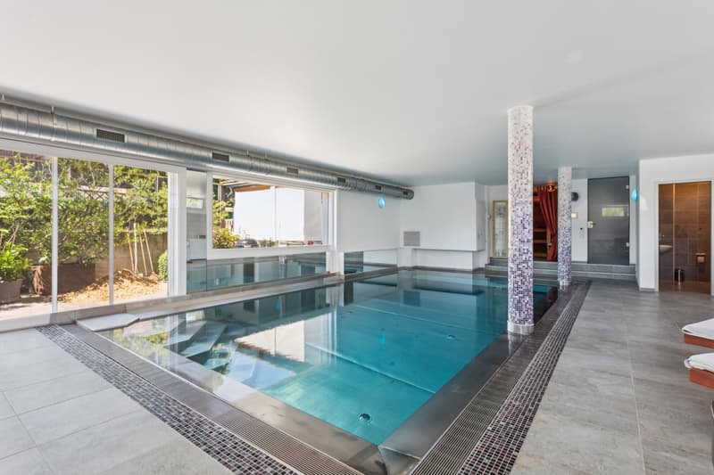Spa avec piscine, jacuzzi et sauna