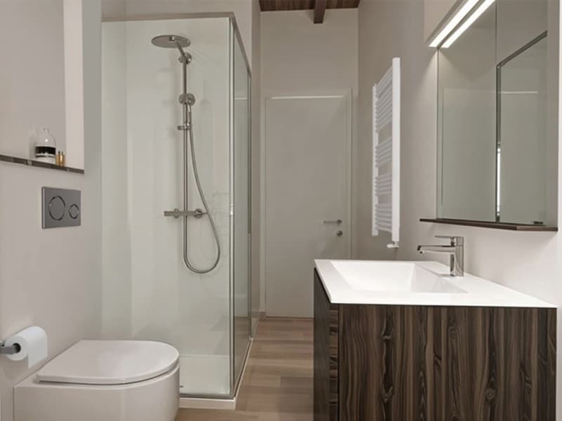 Rendering bagno 1 con doccia
