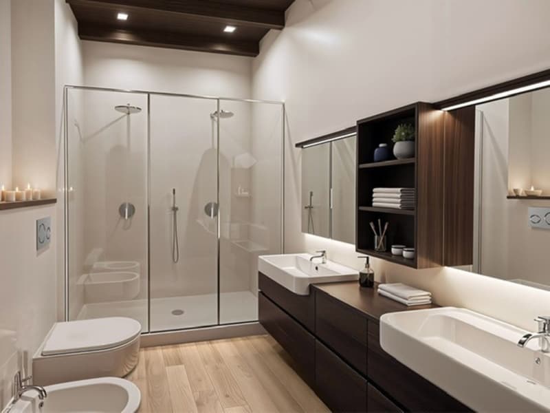 Rendering bagno 2 con doccia