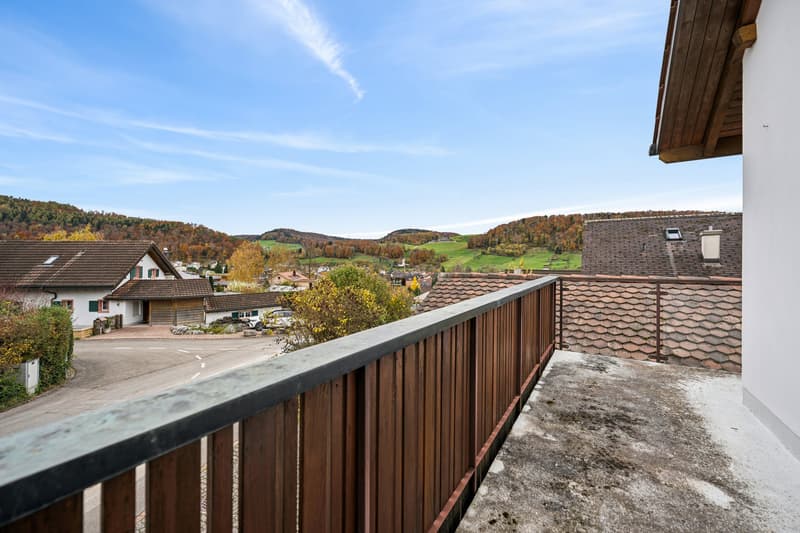 Balkon mit Aussicht