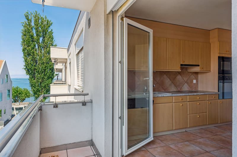 Balcon et cuisine