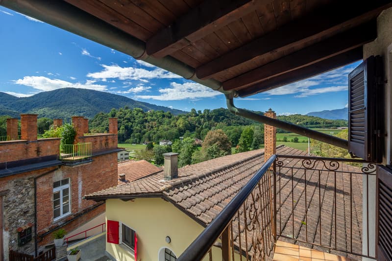 Vista dall'esterno dalla camera