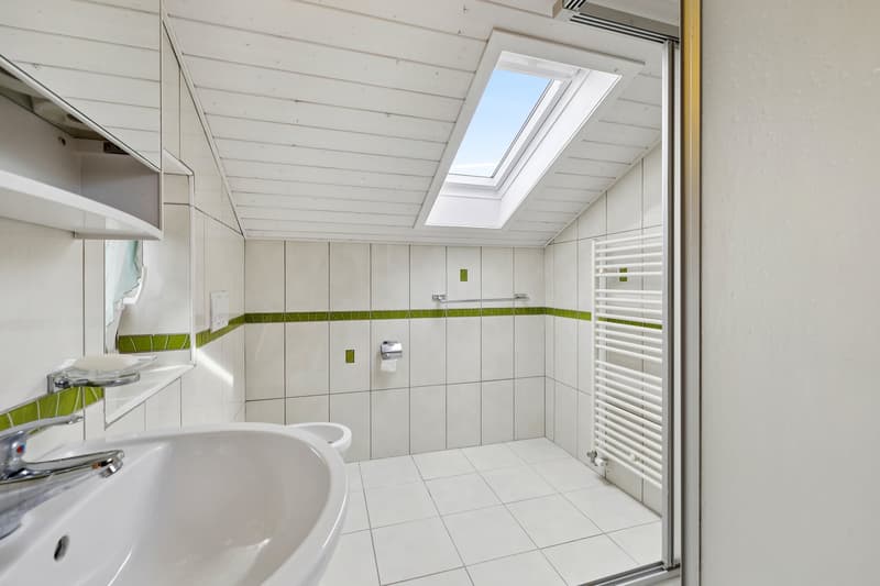 Salle de bain à l'étage