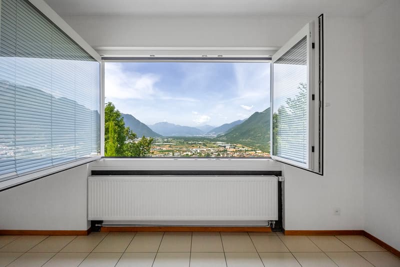 Vista dalla zona giorno
