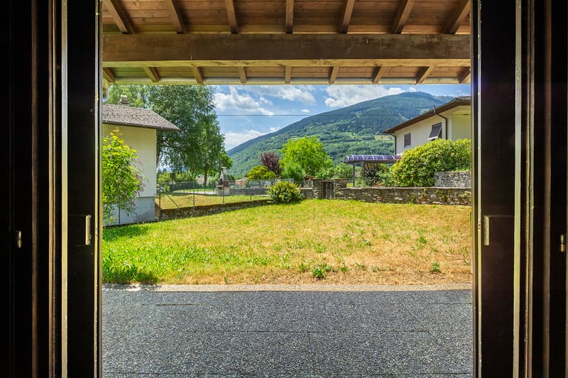 Vista dalla zona giorno