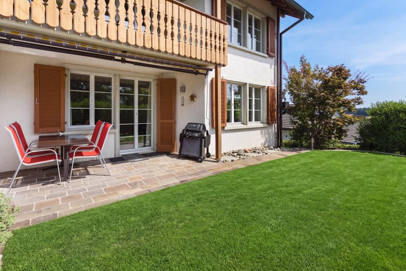 Garten und Sitzplatz