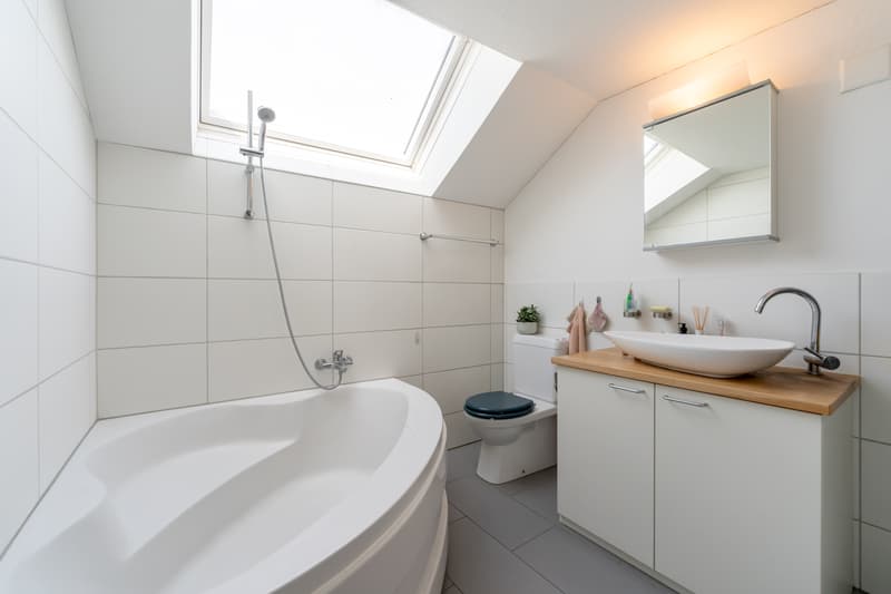 3.5-Zimmerwohnung, Duplex West / Badezimmer