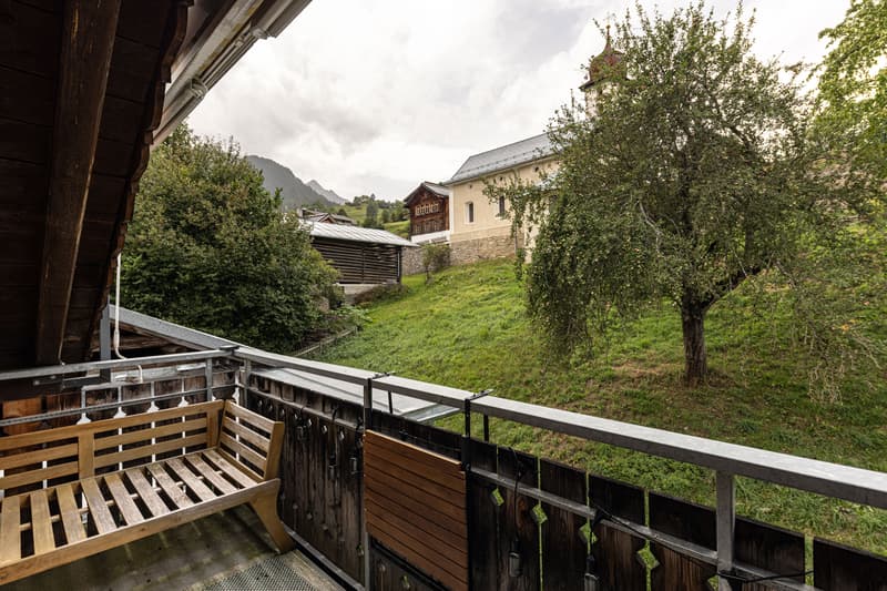 Aussicht aus Balkon