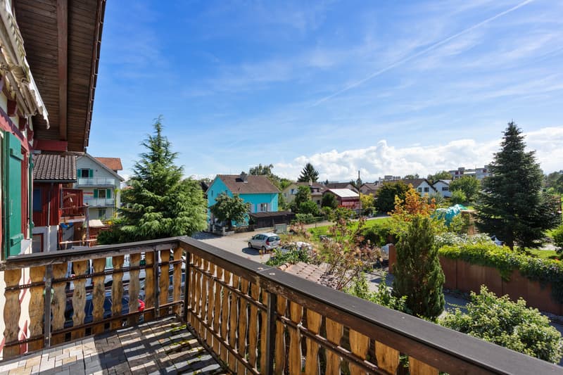 Balkon mit Aussicht