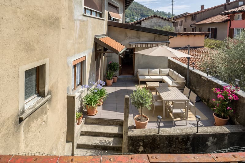 Terrazza/cortile ( arredo rendering)