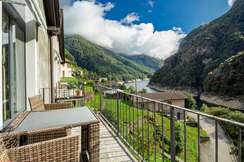 Vista dal balcone