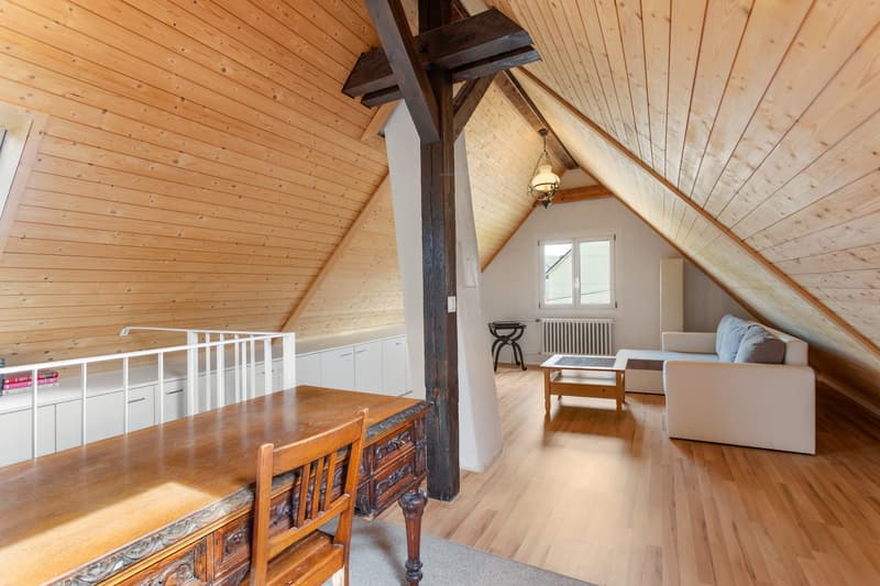 Ausgebautes Dachzimmer