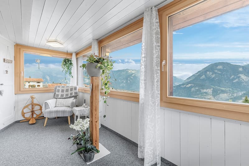 Aussicht aus dem Wohnzimmer