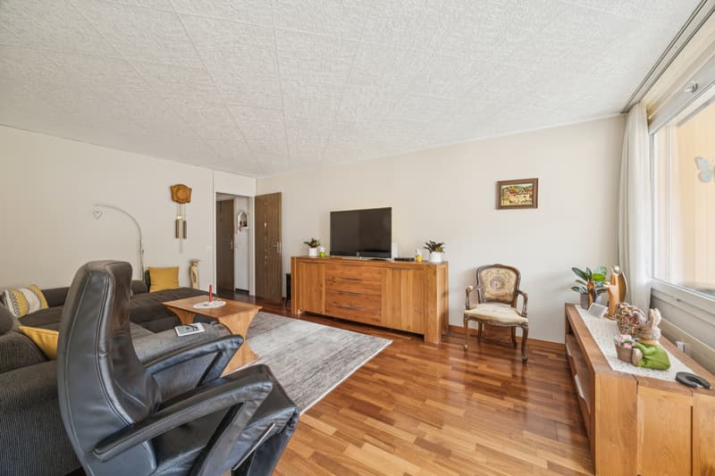 Grosszügiges Wohnzimmer mit Charme