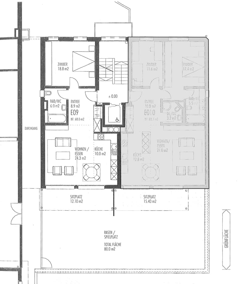 Grundrissplan
