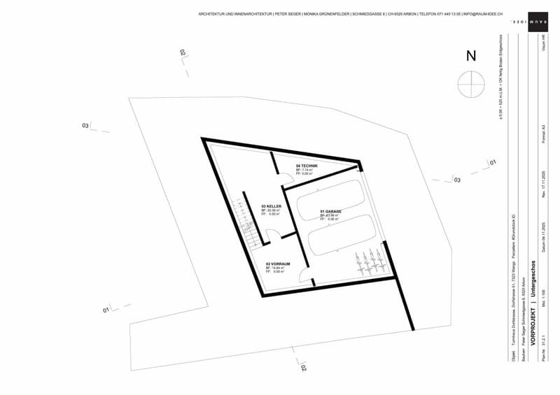 Projektstudie - Grundrisse
