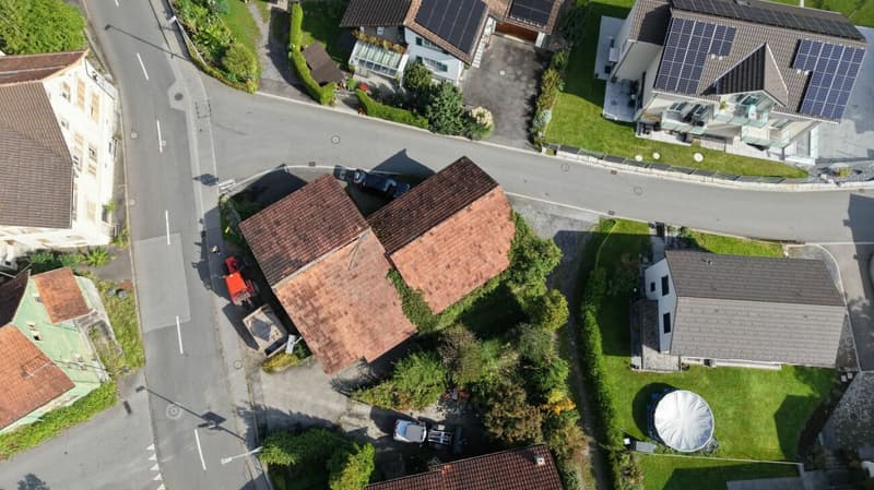 *Projektstudie vorhanden* Attraktives Bauland in der Kernzone von Wangs (5)