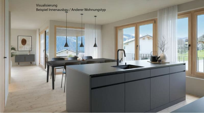 3½-Zimmer-Neubauwohnung mit Garten im Projekt PRADA, Seewis (2)